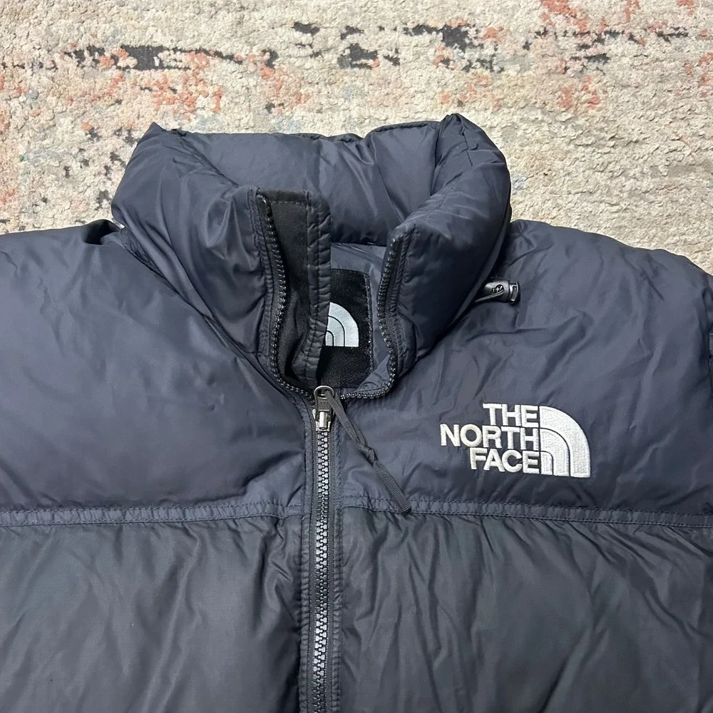 The North Face Nuptse 700 Puffer Jacket Mens Medium Black Goose Down Insulated